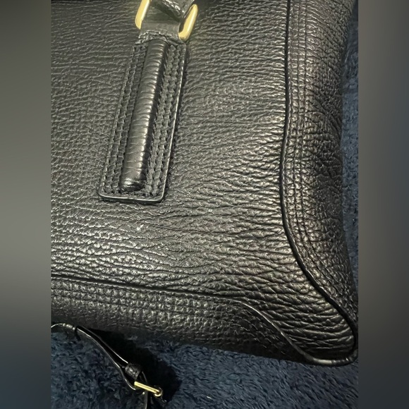 3.1 PHILLIP LIM BLACK TEXTURED CALFSKIN MEDIUM PASHLI SATCHEL - Picture 3 of 16